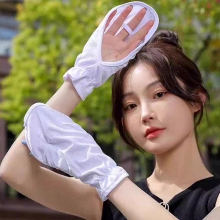 얇은 운전 쿨장갑 햇빛차단 아이스 여름 장갑 폰터치 여성 반 운전 스마트 여름 쿨 장갑 햇빛차단