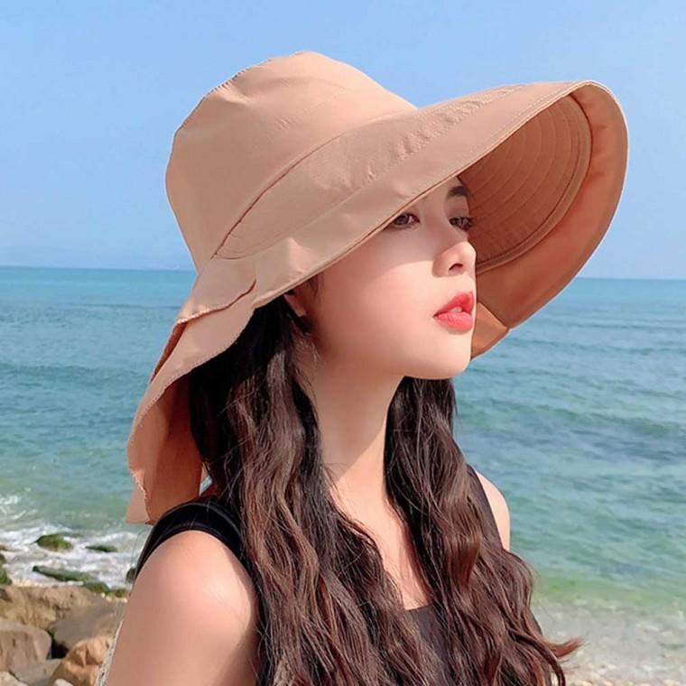 여름 휴양지 모자 햇빛가리개 버킷햇 여자 밀짚모자