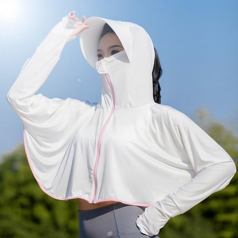 골프 여성썬캡 햇빛 얼굴가리개 UV차단 입는 농사모자
