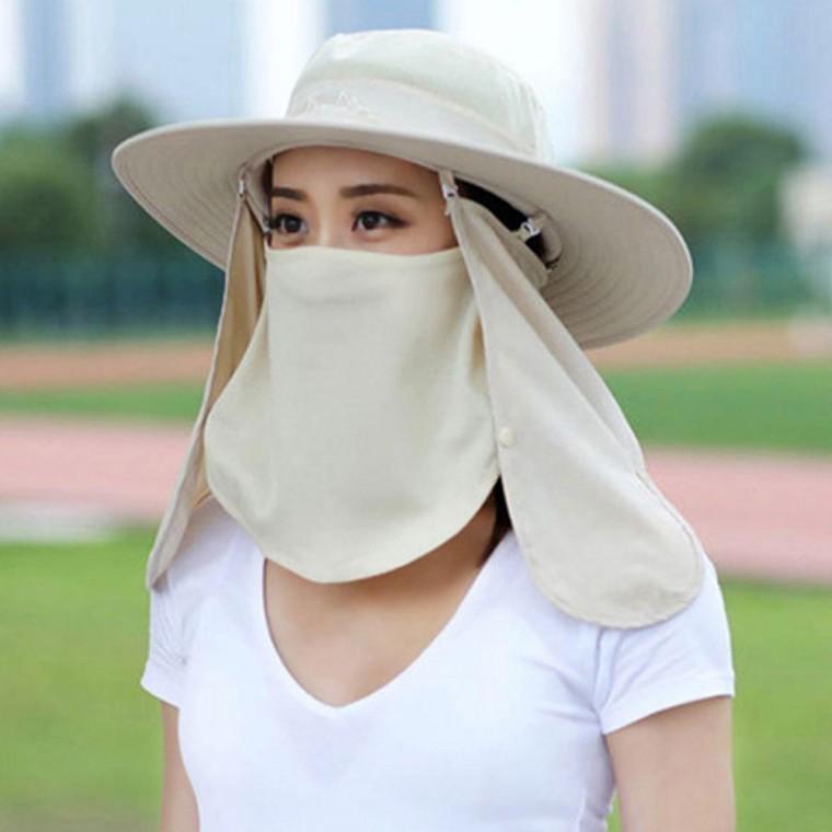 넓은 챙 자외선 차단 썬캡 모자 입가림 탈부착형 햇빛 낚시용 등산용 야외 활동 여름