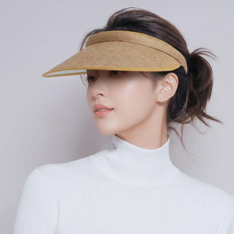 와이드 챙 자외선 차단 썬캡 여름 모자 가벼운 등산 골프 햇빛 가리개