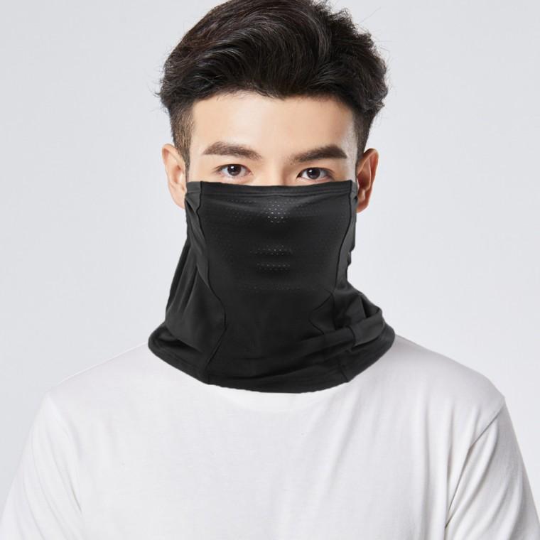 에어블루 귀걸이형 쿨 멀티스카프(블랙) 얼굴햇빛가리개