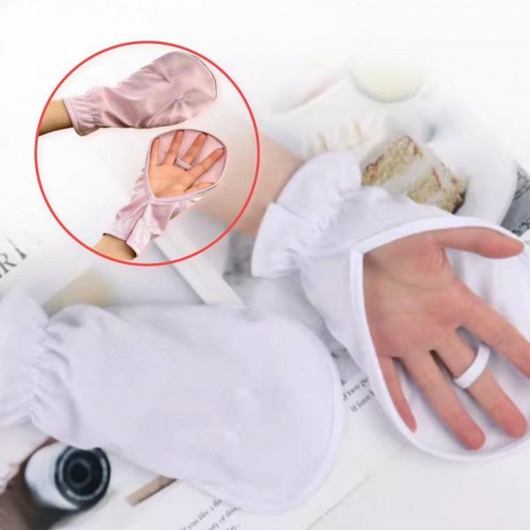 초경량 햇빛 차단 쿨장갑 여성 자전거 등산 통기성 레이스 손가락장갑 여름 망사 여성반