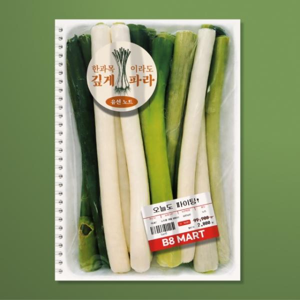 깊게 파라 스프링 노트 유선 B5