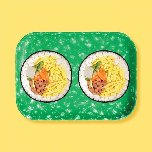 반8분식 김밥 메모잇
