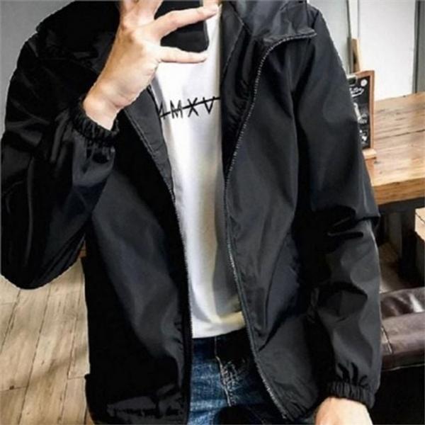 남성 후드 점퍼 남성 데일리 점퍼 루즈핏 바람막이 간절기 아우터 가을 조깅 베이직 야구 트레이닝 캐주얼