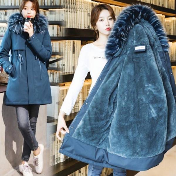 여자 야상 두꺼운 안감 융털 사파리 잠바 점퍼 코디