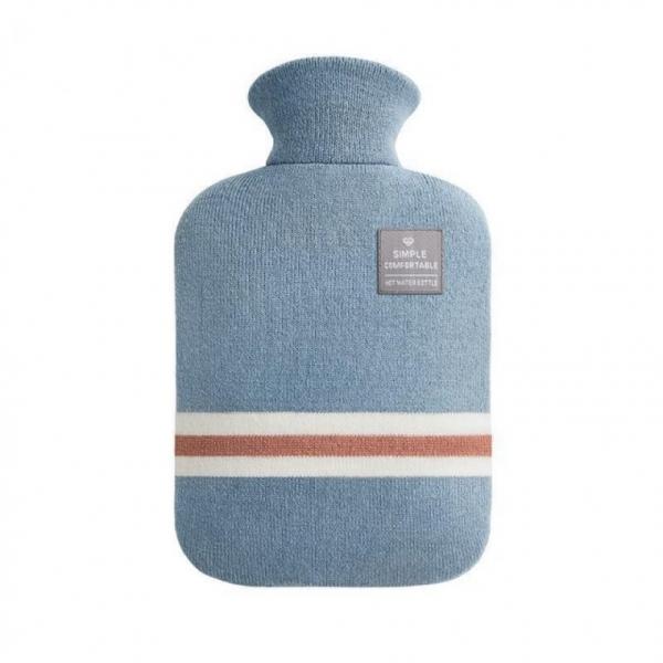 니트커버 휴대용 온수팩 찜질주머니 보온물주머니 대용량2000ml