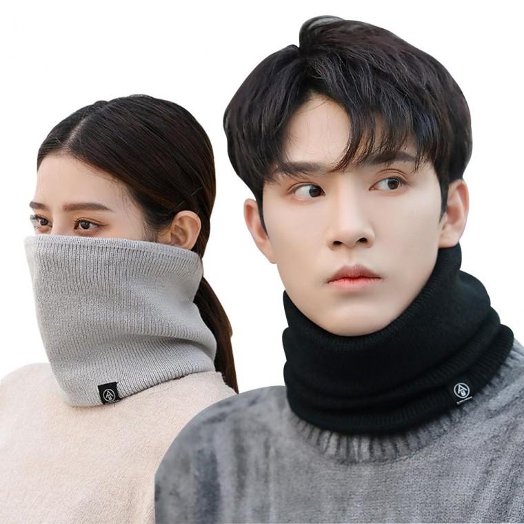 방한용품 남녀공용 니트 넥워머 털안감 신축성 따뜻한