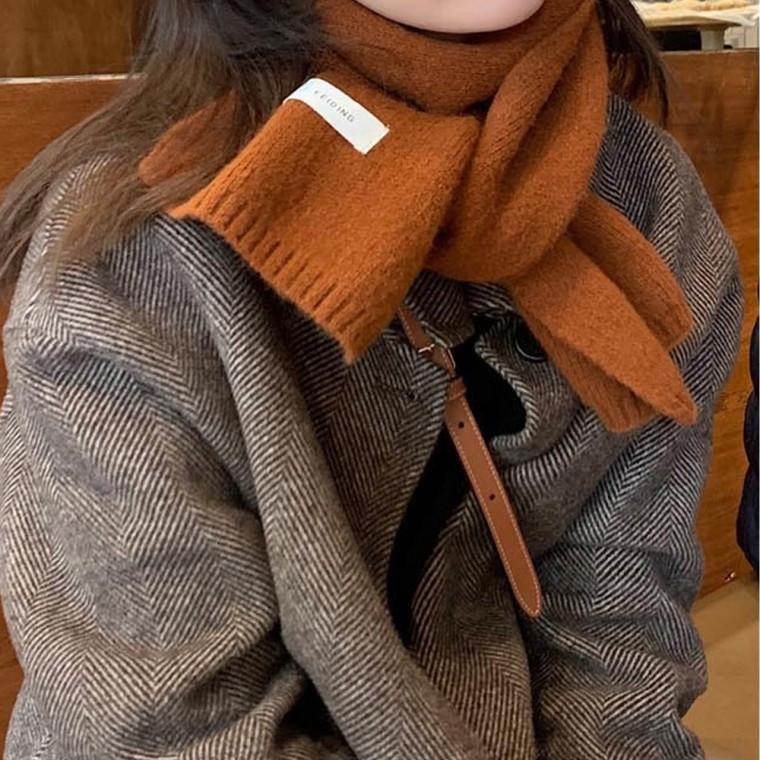 데일러 무지 니트 머플러 커플목도리