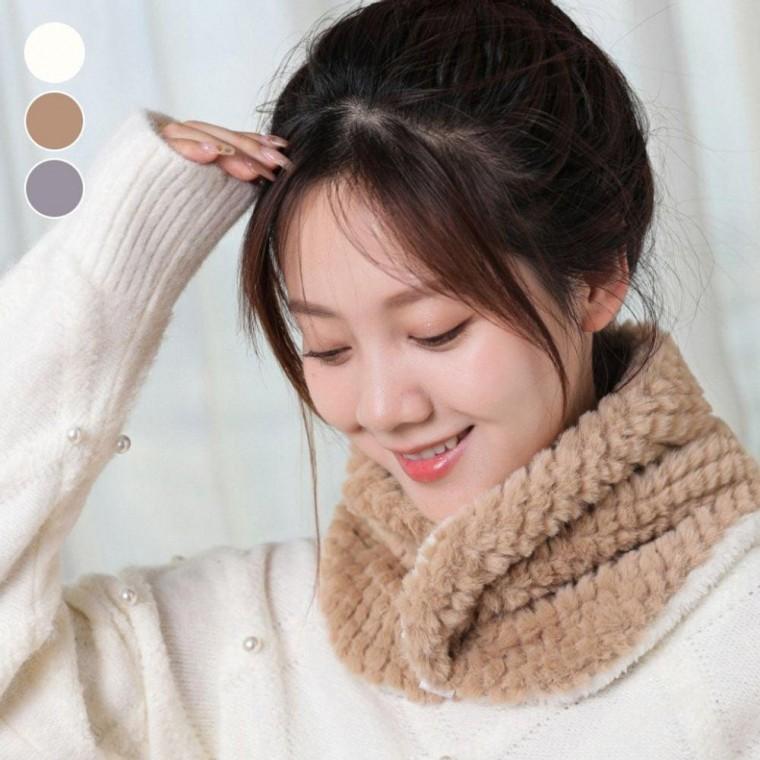 엠보싱퍼 도톰 넥워머 목토시 골프넥 방한 용품 겨울넥 방한넥 니트넥 목도리 스포츠넥