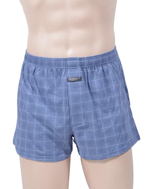 40수 A코마사 순면 스퀘어패턴포인트 니트 사각팬티 3매입 SN2205-0034