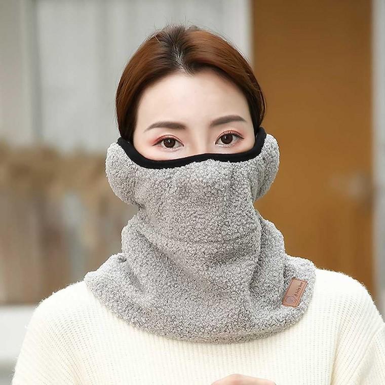 올커버 양털 뽀글이 마스크 겨울 기모 니트 방한용품 목도리
