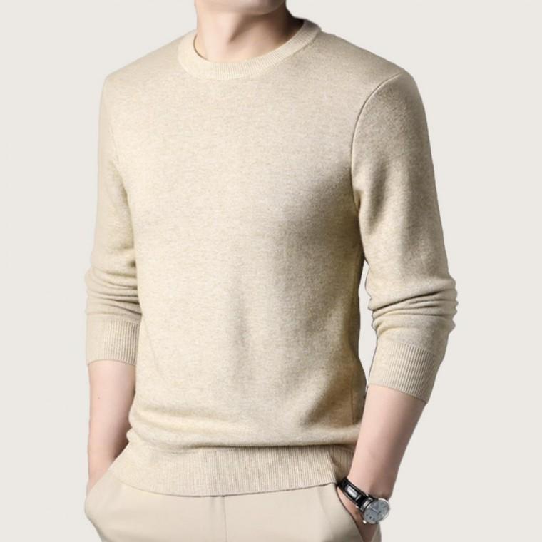 남성 데일리 니트티 가을 겨울 기본 무지 이너 스웨터