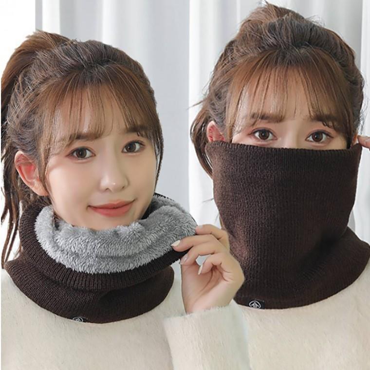 남여공용 니트 털 워머 넥 목도리 머플러 겨울 가을 라이더