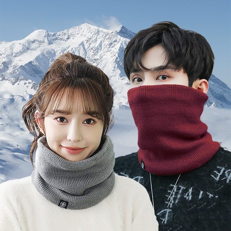 남녀공용 Q22 목폴라 겨울 방한 보온 니트 등산 골프 산책 출근 털 목토시 넥게이터 목도리