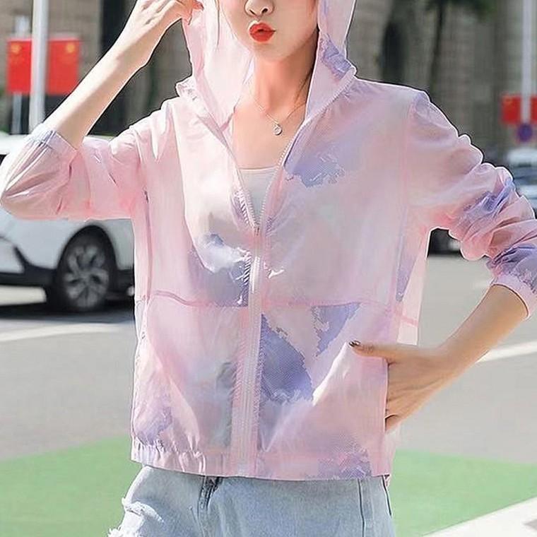 여성 여름 비치 외출 집업 점퍼 데일리 아우터