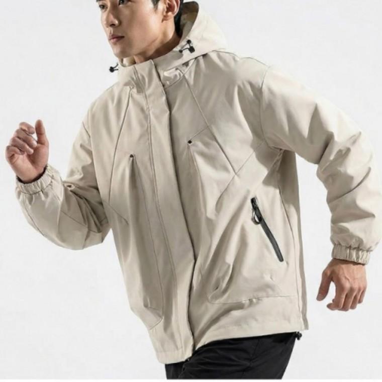 남성 바람막이 점퍼 1+1 간절기 방수 방풍 자켓 기능성 후드 캠핑 등산복