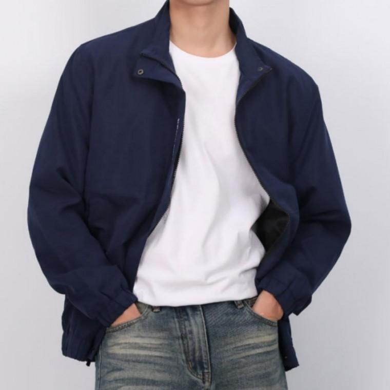 남성 경량 바람막이 점퍼 등산 간절기 캐주얼 하이넥 윈드 집업 자켓 아우터