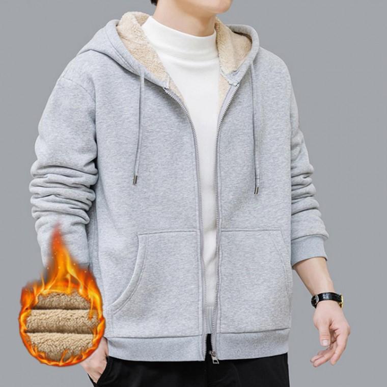 남녀 공용 기모 융털 양털 후드집업 뽀글이 자켓 후드티 점퍼