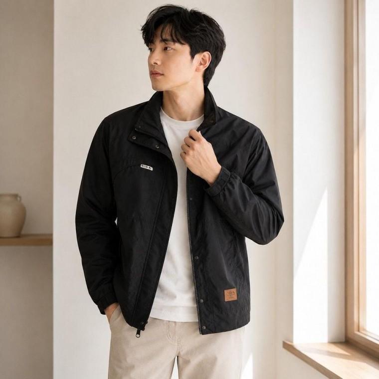 남성 캐주얼 데일리 바람막이 점퍼 경량 자켓 아우터