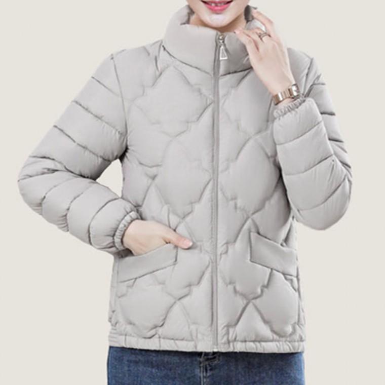 깔깔이 숏 패딩점퍼 퀼팅 웰론 누빔점퍼