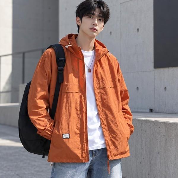 후드 바람막이 간절기 남성 재킷 가벼운 편안한 간절기 외투 생활 방풍 캐주얼 데일리 아우터