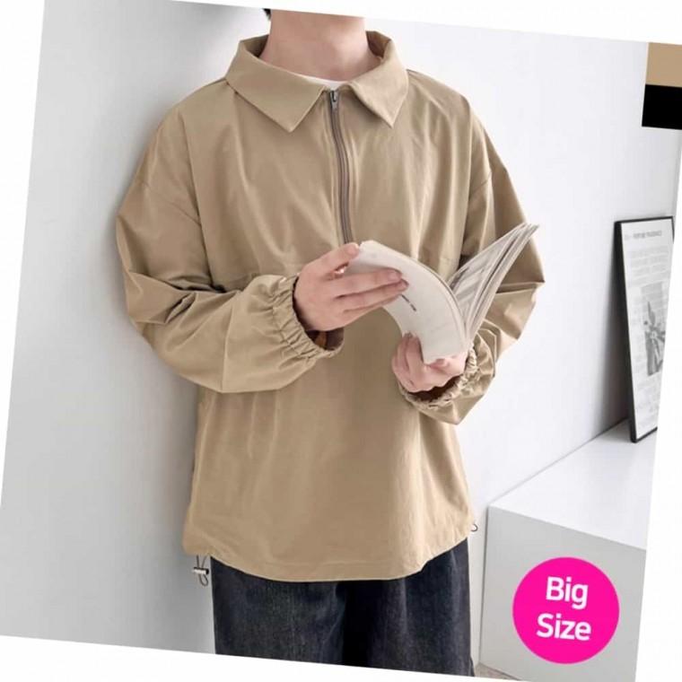 카라 아노락 바람막이 빅사이즈아노락 초경량바람막이 빅사이즈잠바