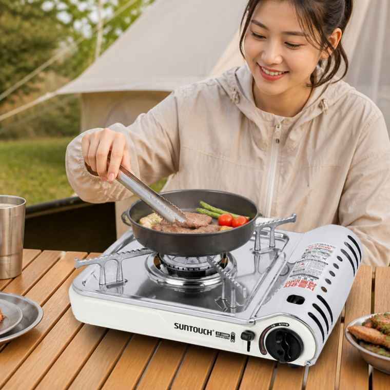 휴대용 가스레인지 분리형 바람막이 부르스타 캠핑 버너