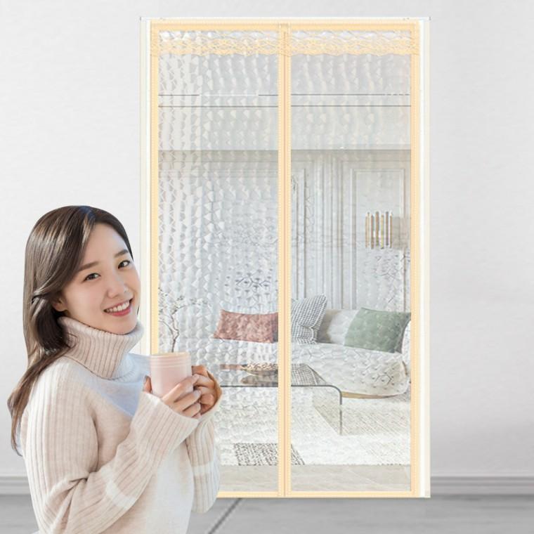 PVC 방풍문 자석  바람막이 문 현관 비닐 커튼