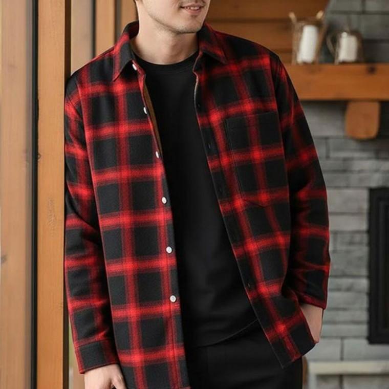 남성 2컬러 클래식 기모 빅사이즈 셔츠 남성셔츠 데일리셔츠 남자셔츠 가을셔츠 패션셔츠