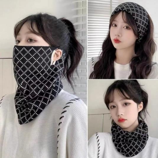 남녀공용 겨울 기모 넥워머 귀걸이형 방한 마스크