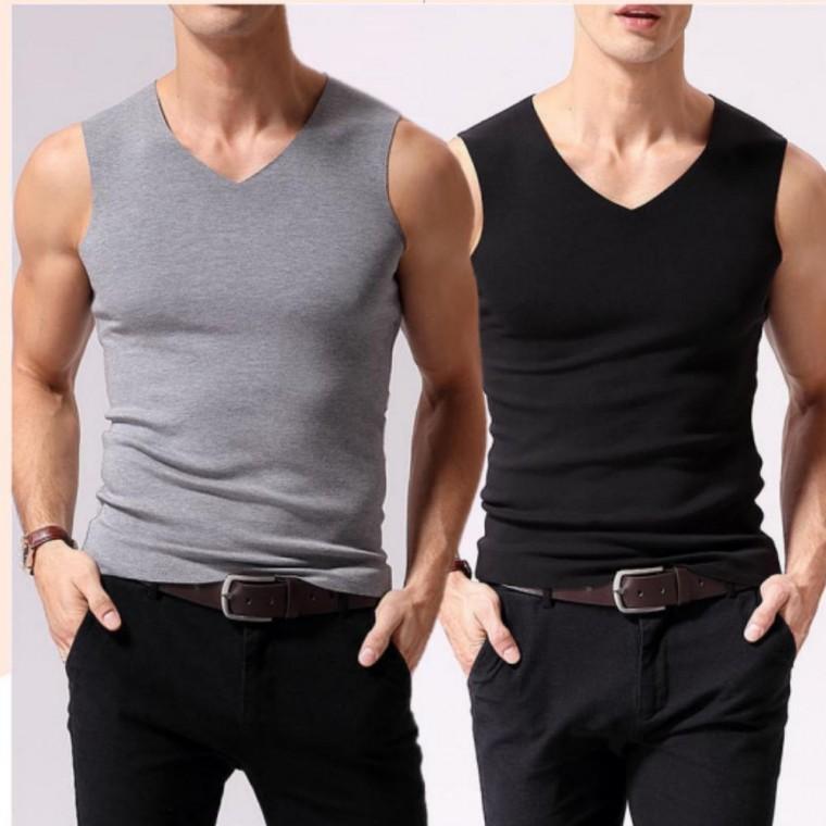 얇은 남자 피치기모런닝 기모나시 방한언더웨어 방한 겨울 겨울이너웨어 러닝