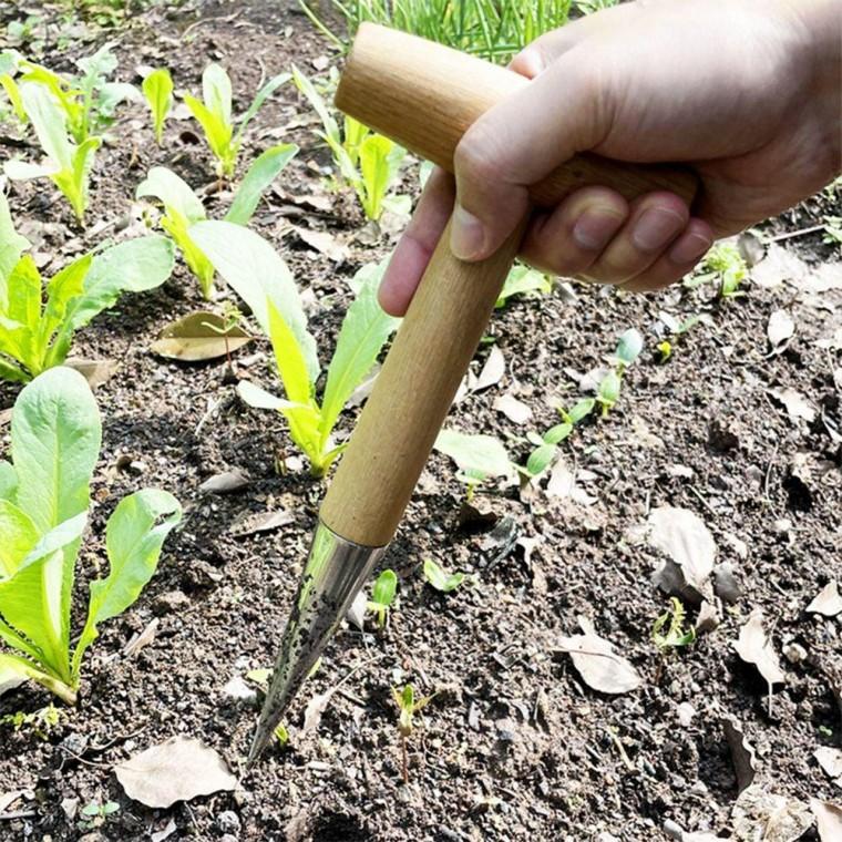 원예 모종 구멍 뚫기 식재봉 펀치 파종기 땅파기 내기 화분 심기 모종심는 기구 구멍뚫기