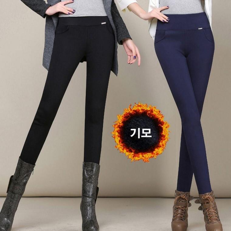 여성 겨울 밴딩 바지 트레이닝 기모 편한 팬츠 츄리닝 트레이닝복 여자 추리닝