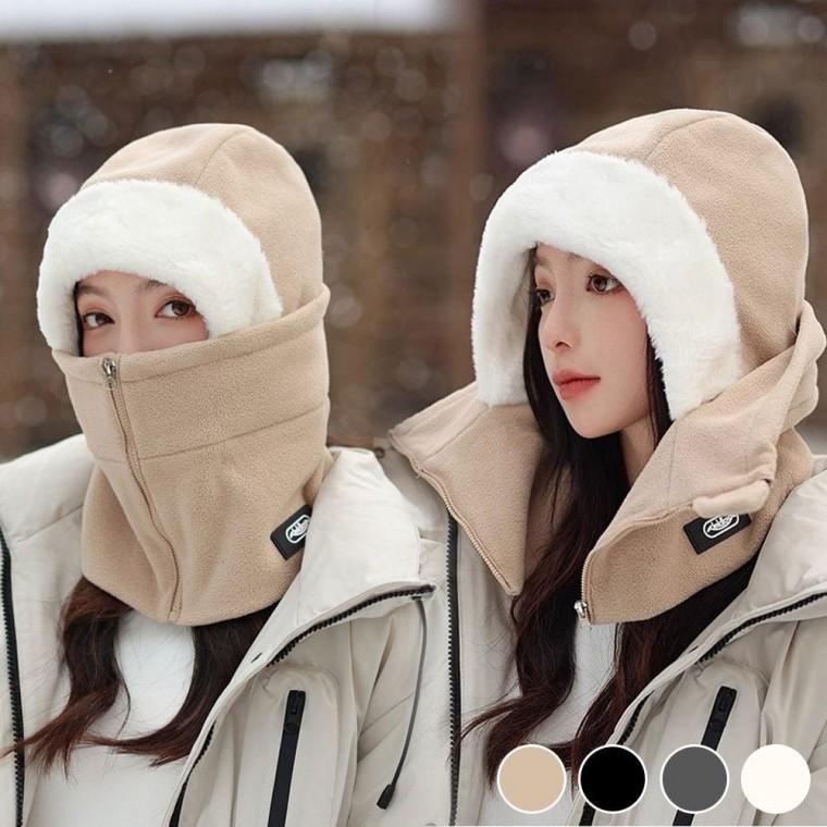 3in1 360도 풀커버 기모 후드 워머 바라클 라바 스포츠넥 매쉬 오토바이 마스크