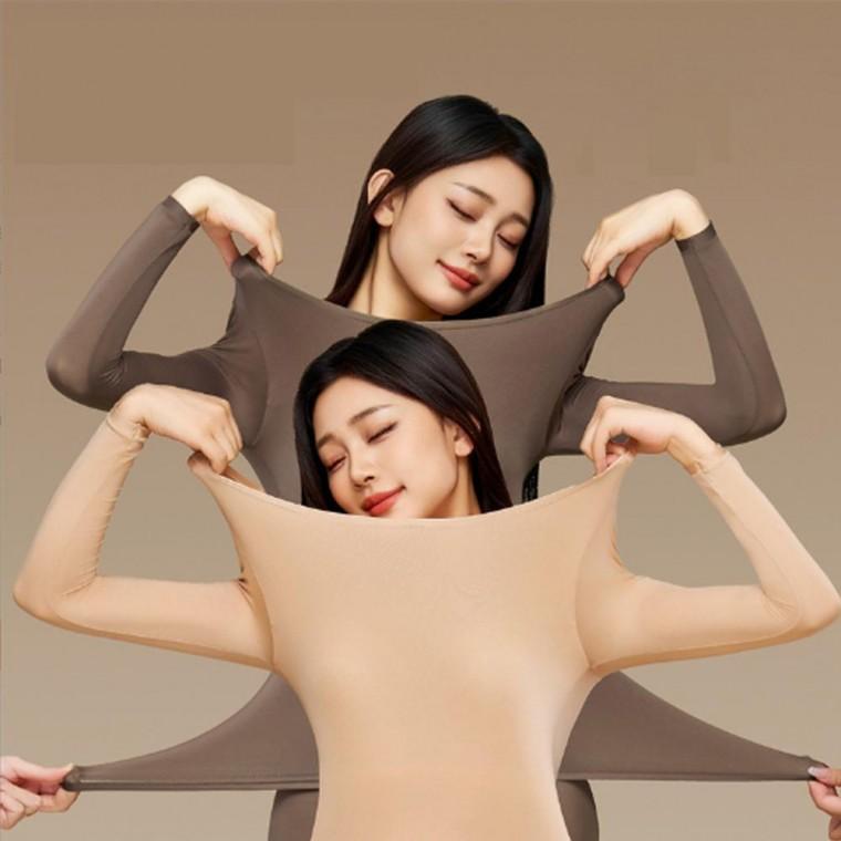 여성 발열 내의 기모 여자내복 히트텍
