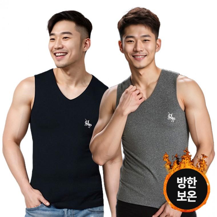 1+1 남자 기모 나시 런닝 메리야스