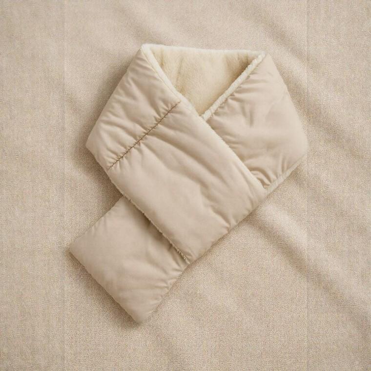 초경량 패딩 목도리 커플 겨울용 보온 스카프 머플러 보송 방한 패딩넥 쿠션 패딩롱넥