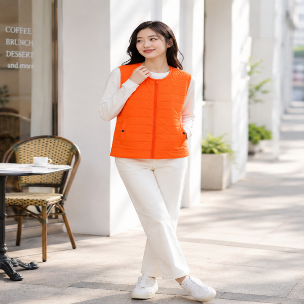 *땡처리* 데일리 경량 패딩 조끼