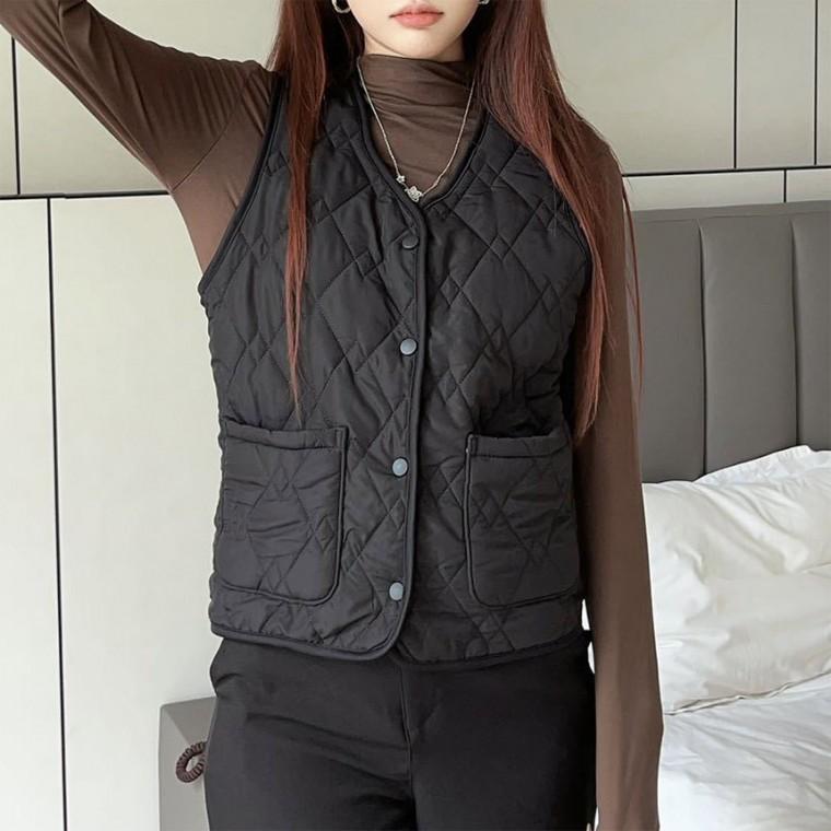 방한조끼 겨울 경량패딩 작업 동복 깔깔이 작업용 패딩 등산 조끼 여자 남자