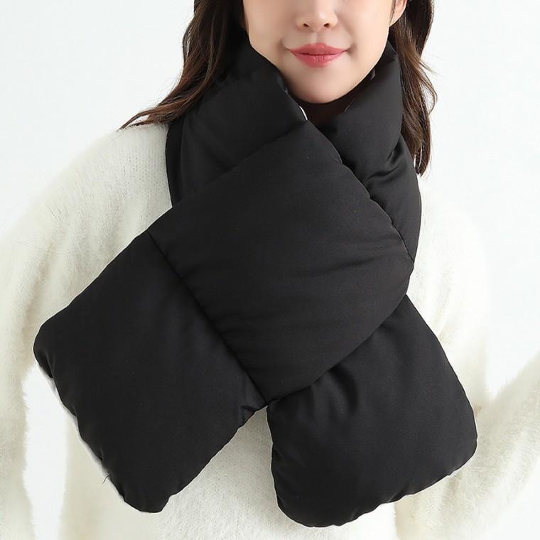 패딩목도리 남자패딩목도리 여자패딩목도리 두꺼운 경량 겨울 방한 목도리 머플러 넥워머