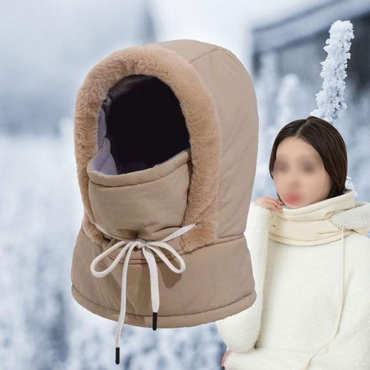 혹한기용 후드 패딩 넥워머 남여공용