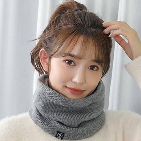 부드러운 방한 넥 워머 남녀공용 남자 넥 워머 목도리 겨울