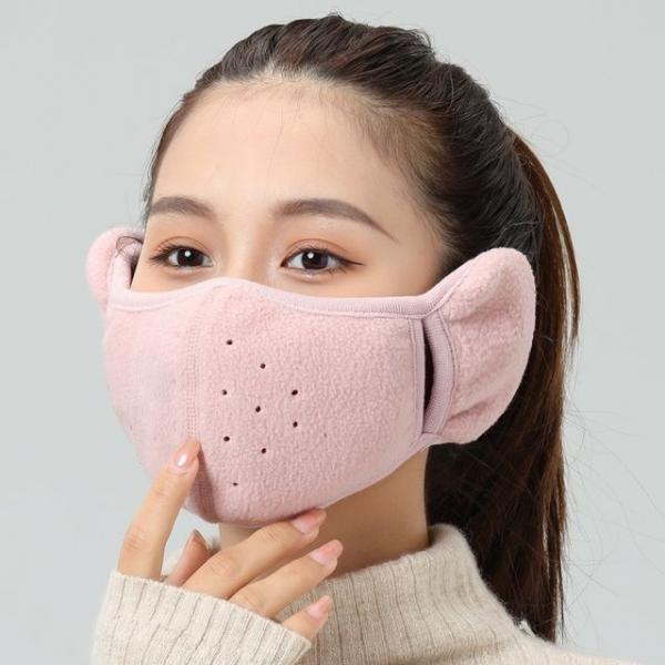 호흡편한 일체형 귀마개 마스크 겨울 방한대 귀도리