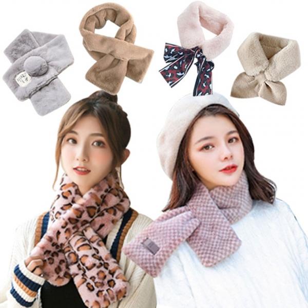 밍크목도리 모음전  에코퍼목도리 인조모피 겨울목도리