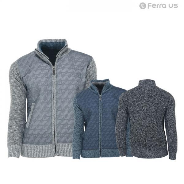 페라어스 남성 전체 털안감 누빔니트점퍼 COLU6050FW1
