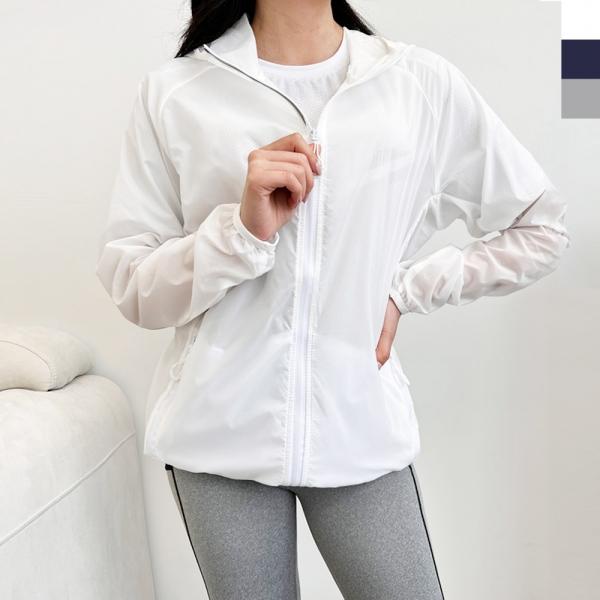 KSS 8569W 남여공용바람막이스트링후드점퍼