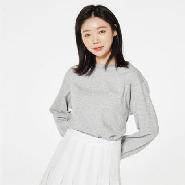 (SM)베이직 긴팔 라운드티 아동-3XL SD-220279