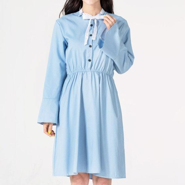JJM-SS281 여자레이스넥긴팔원피스